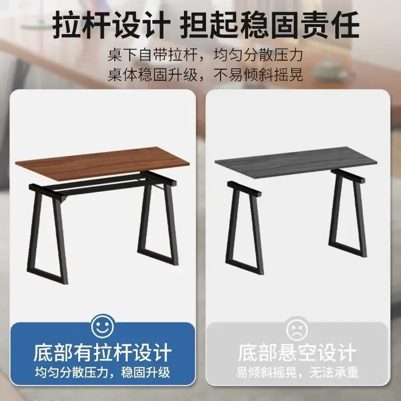 Home Computer Desk Desktop Desk Student Home E-sports Table Bedroom Simple Bookshelf Table Long Desk Workbench