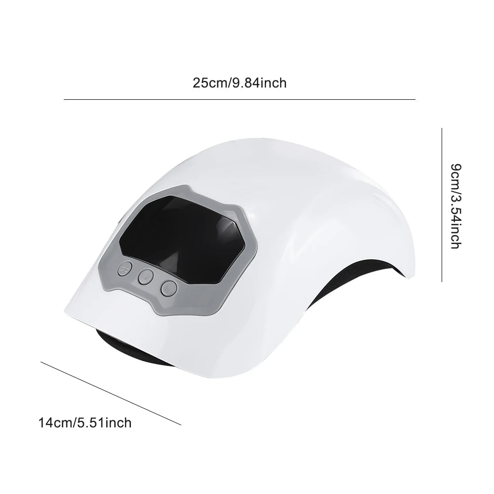 Heated Vibration Knee Massager for Joint Electric Knee Brace Red Light Knee Care Home Office Airbag Relaxing Treatment Knee Pad