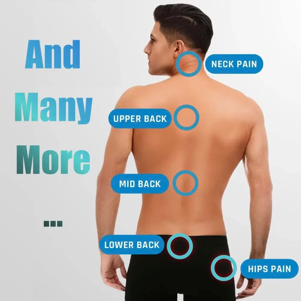 Psoas Muscle Release Deep Tissue Massage Tool Psoas Back Hip Flexor Release Tool Black Muscle Relaxing Massager for Gym Sports