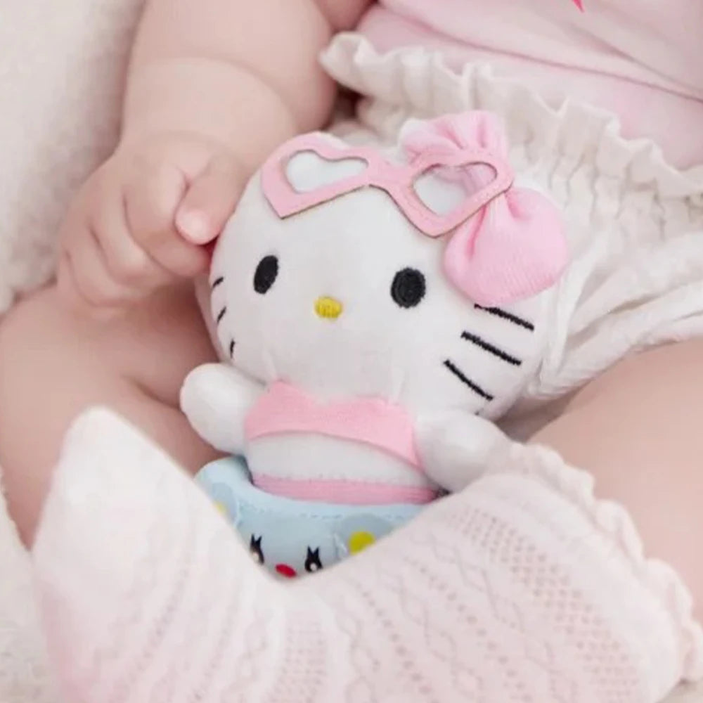 Cute Pink Cartoon Theme 3-4 Month Baby Photography Clothing Kit Kt Cat Doll Studio 100 Days Baby Girl Art Photo Props Accessory