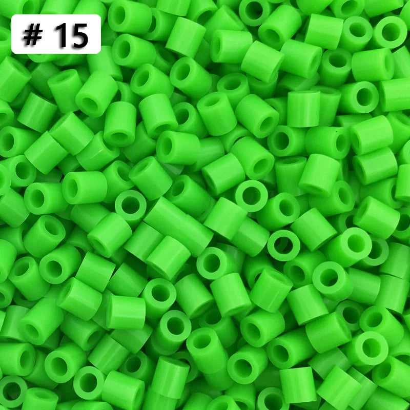5MM 1000PCs Pixel Puzzle Iron Beads for kids Perler Hama Beads Diy High Quality Handmade Gift toy Fuse Beads