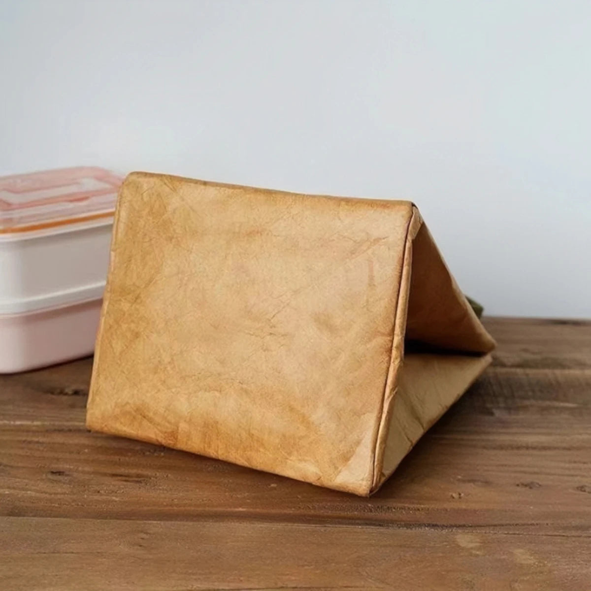 Paper bag thermal bag custom portable lunch bag kraft paper refrigerated bento bag Office worker portable lunch box bag