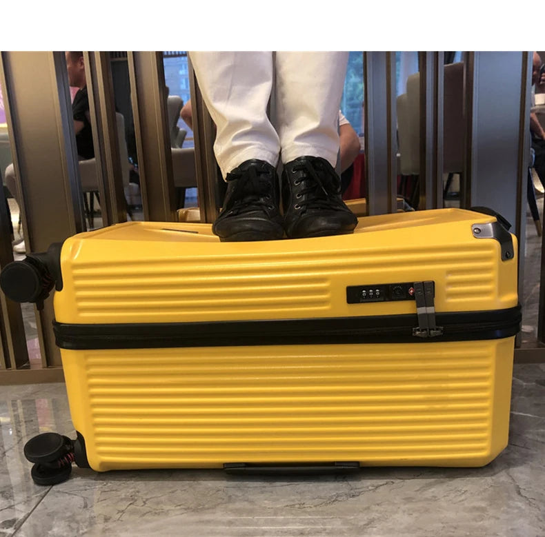 Japanese travel suitcase universal wheel password thickened trolley luggage 22/26/30 inch high value luggage for men and women