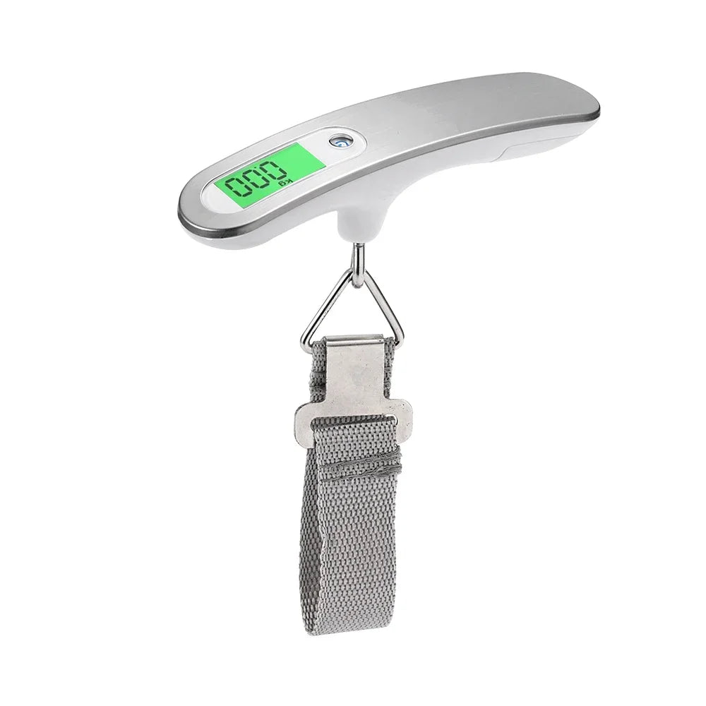 Portable Digital Luggage Hanging Scale 50kg/110lb LCD Display Electronic Scale Weight Balance Suitcase Travel Bag Scale