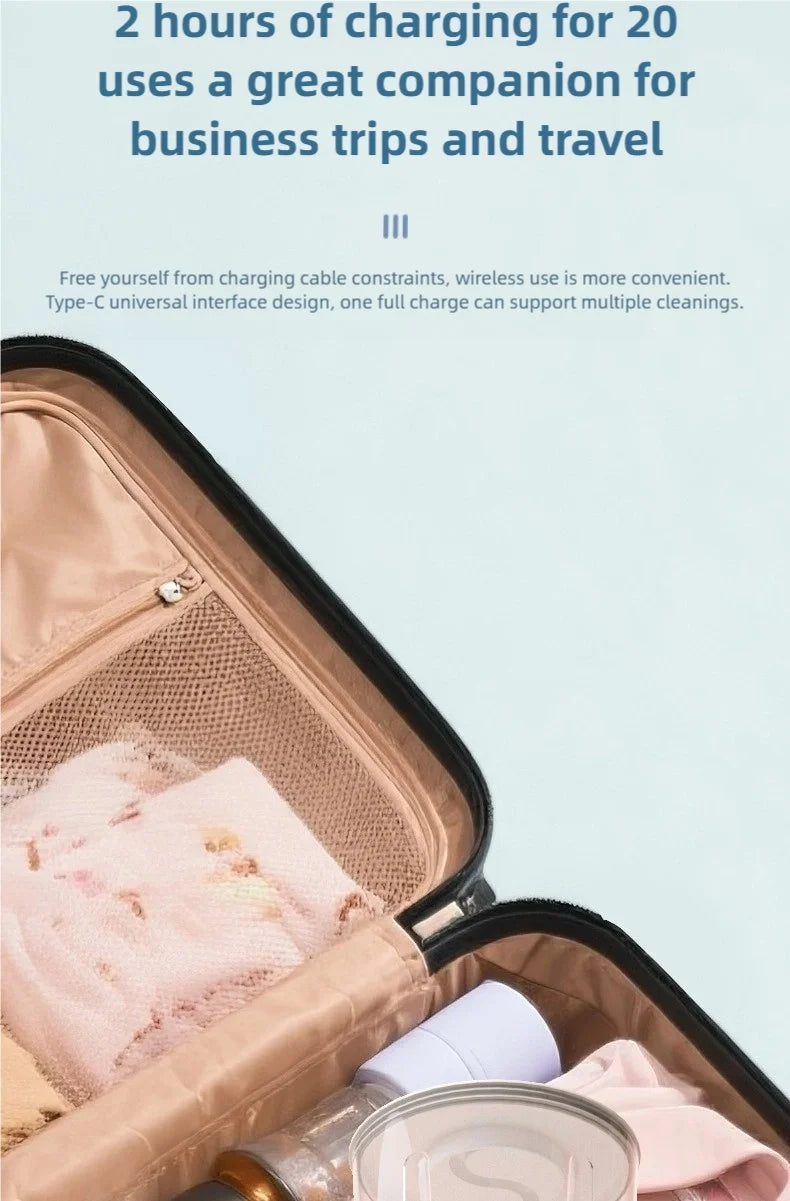 TINSOL Portable Mini Washing Machine Laundry Device Perfect for Travel Socks & Underwear Cleaning Effortlessly Clean Your Clothe