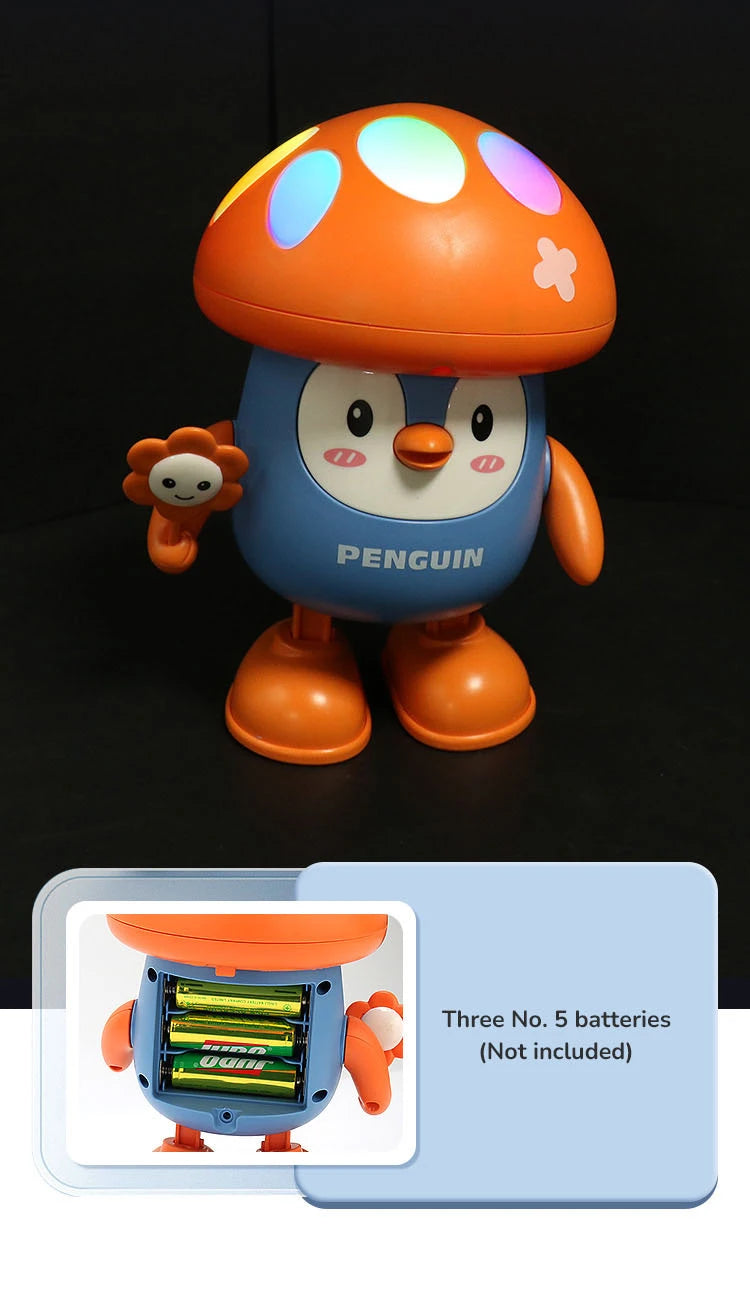 Penguin Electronic Toy Kids Electronic Pets with Music Light Animal Game Frog Walking Dance Moving Kid Toys 3 Year Gifts