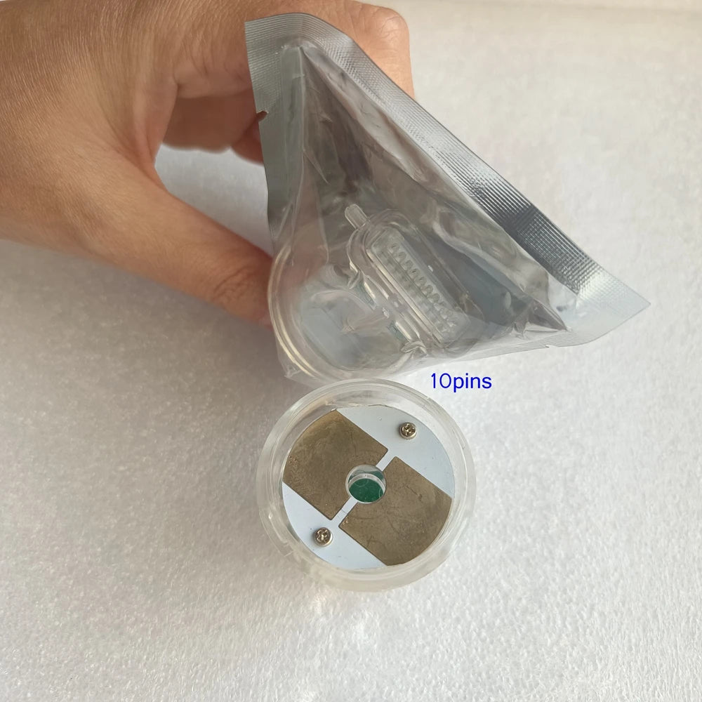 Less Pain Non-Insulated Micro Cartridge 10Pins 25Pins 64Pins Nano Tips For Micro Fractional RF Radio Frequency Machine