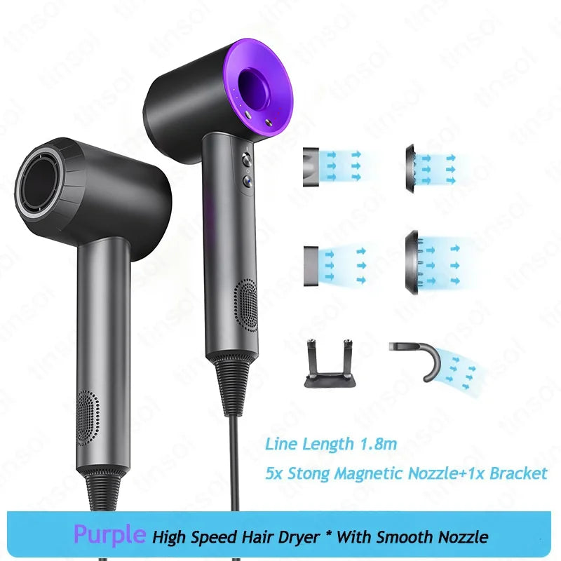 TINSOL High-speed negative ion bladeless constant temperature hair dryer Professional home-use negative ion hair dryer