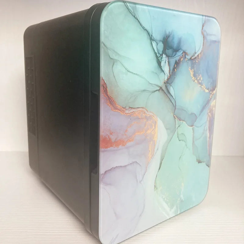 4L Home Freezer Portable Small Mini Cosmetic Beauty Makeup Black Portable Vehicle For Heating And Cooling Purposes Simple Door