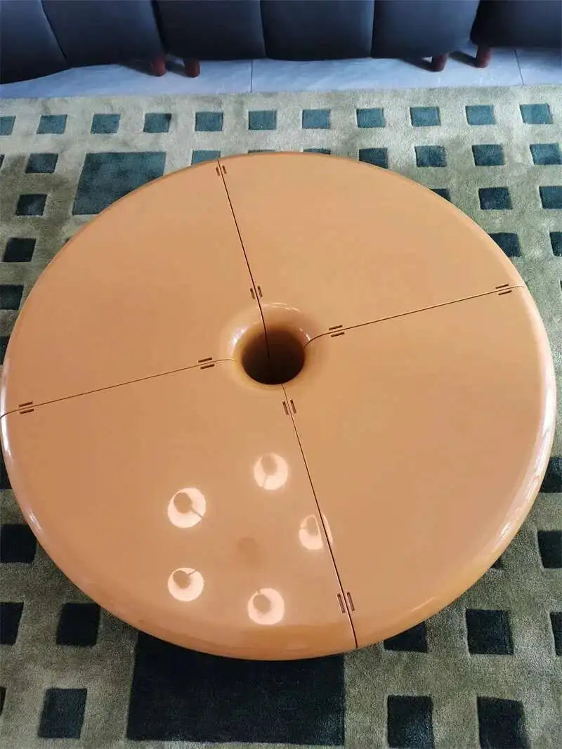 Nordic Round Color Side Table Creative ABS Plastic Coffee Tables Designer Living Room Furniture Modern Home Storage Corner Table