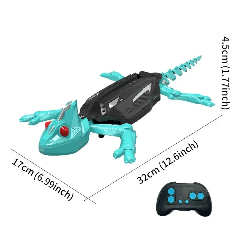 RC Gecko Toy Wall Climbing Cockroach Spider Animal Electric Remote Control Lizard Wall Climbing Car Children's Halloween Toys