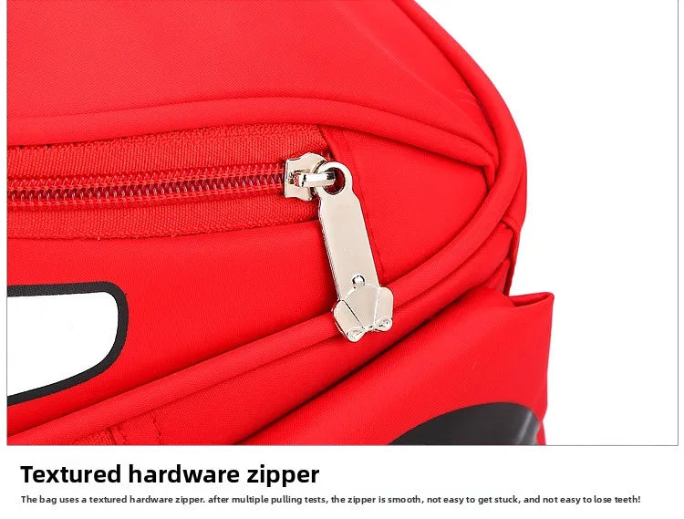 Disney  Cars Lightning McQueen 95 Flame Backpack for  child Water Resistant School Bag Adjustable Strap Multi-Color Cartoon Gift