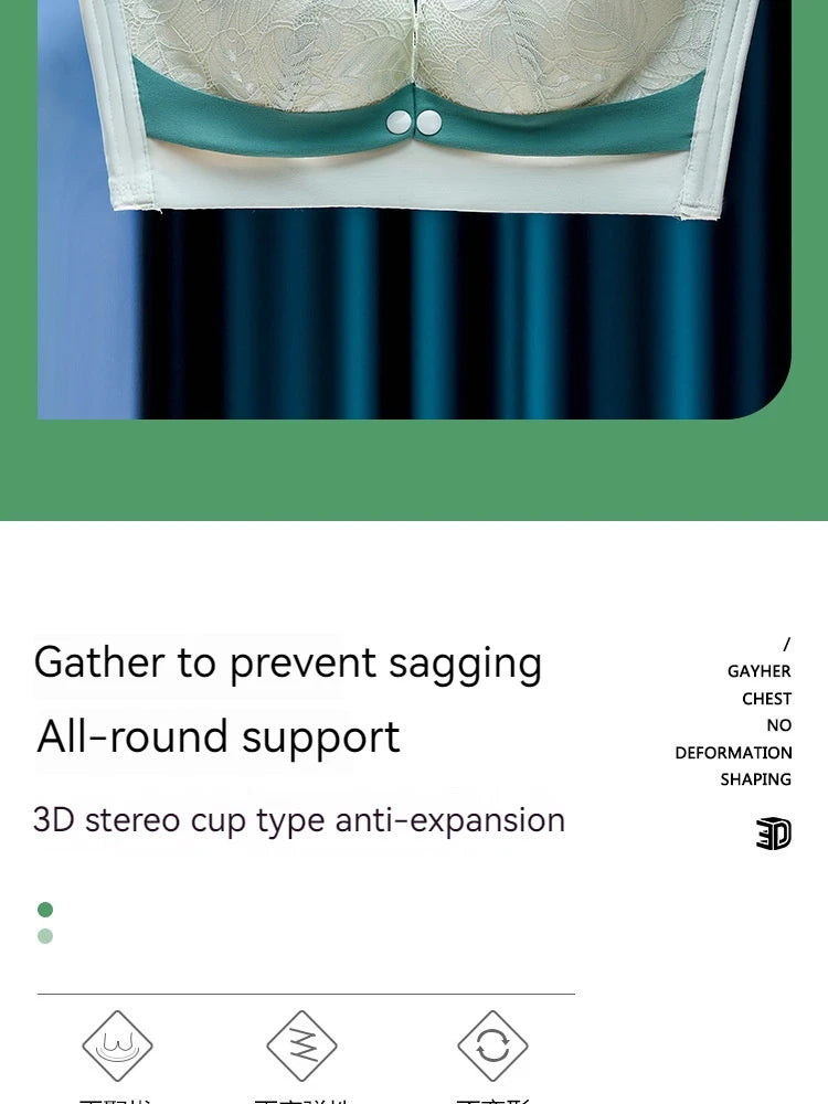 Thin Lace Maternity Breastfeeding Underwear For Women Comfortable Breathable Gathered Anti Sagging Bra For Pregnant Women