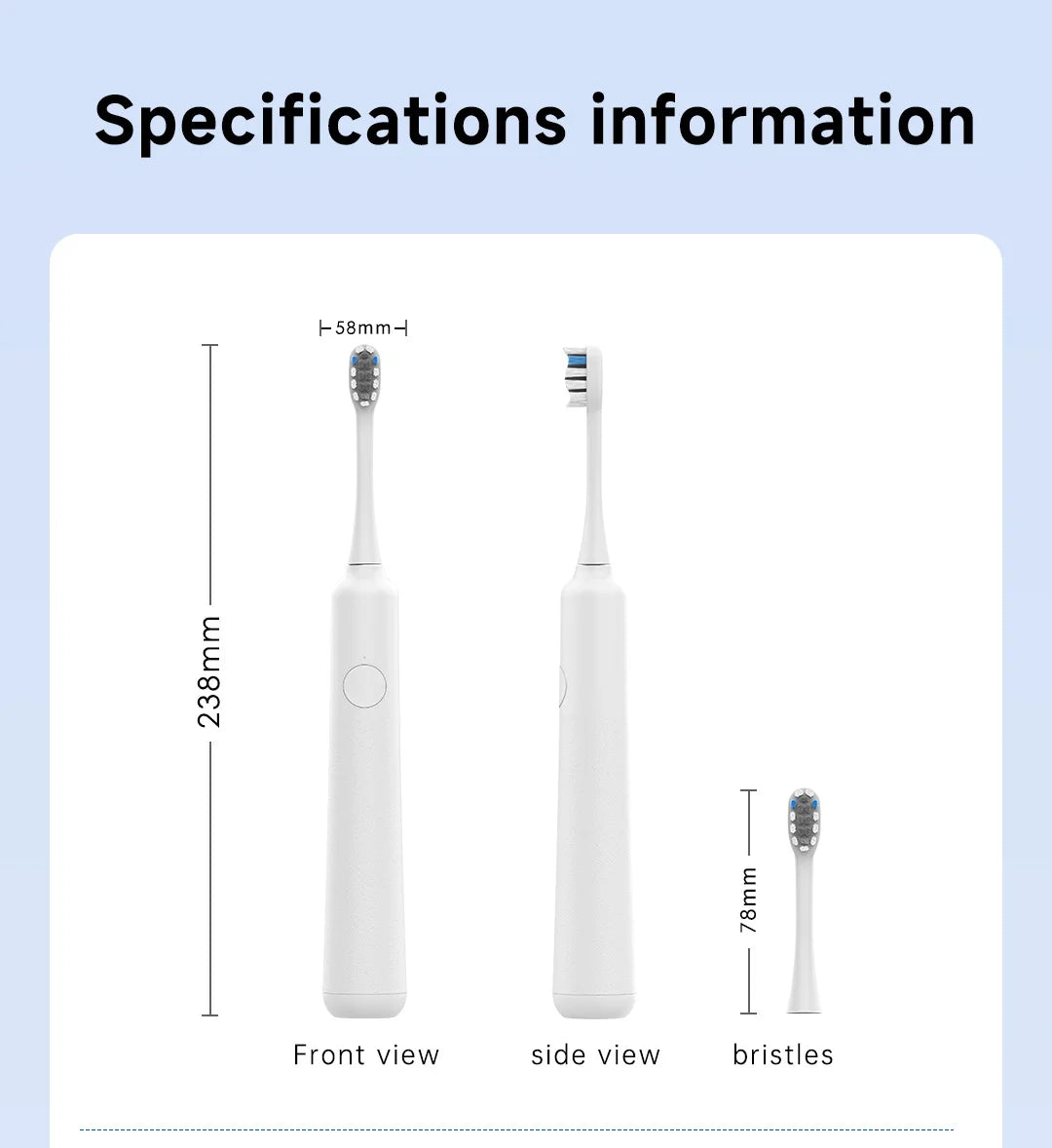DOCO Sonic Electric Toothbrush 3-gear vibration Mode Smart Whitening Oral Clean Tooth Brush Personal care appliances