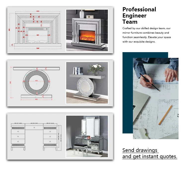 NEW Coolbang Framed Floor Standing Decor Mirror