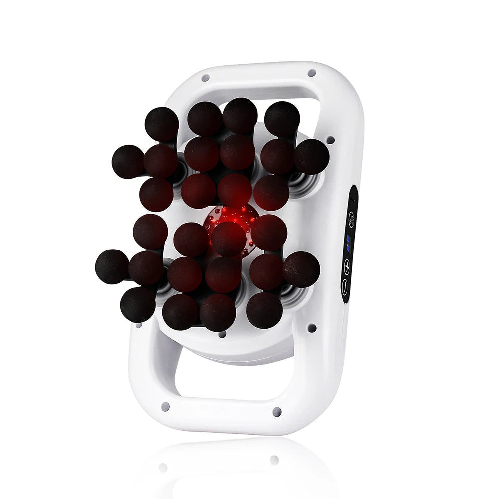 48-Heads Body Massage Gun High-Frequency Vibration Fascia Gun Back Waist Thigh Massager Neck Shoulder Massager Muscle masajeador