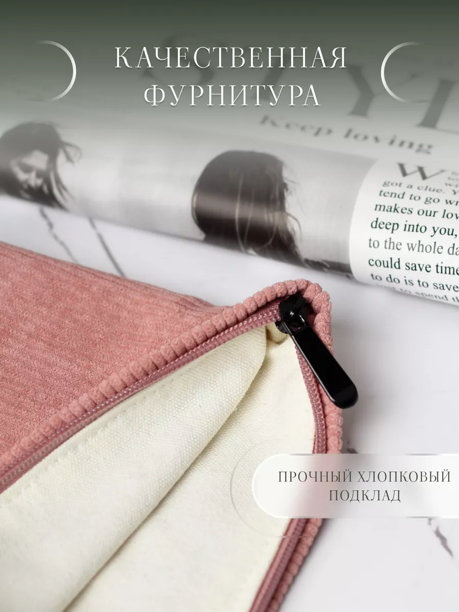 Corduroy Women's Bag Female Large Capacity Cosmetic Bag Fashion Clutches Purse For Women