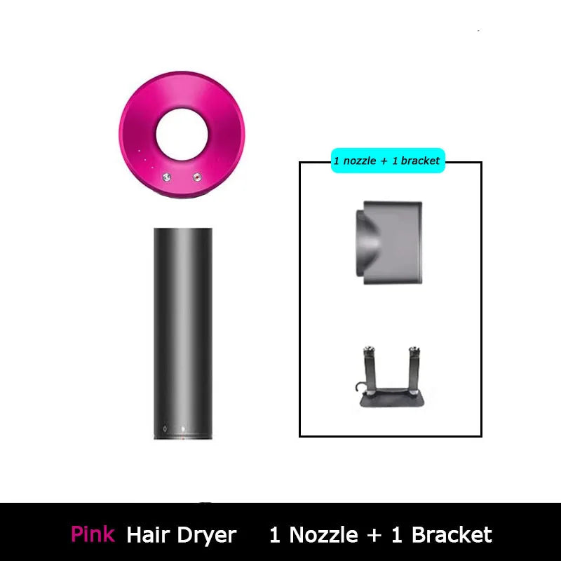 Leafless Hair Dryer New Professional With Flyaway Attachment Negative Ionic Premium Hair Dryers Multifunction Salon Style Tool