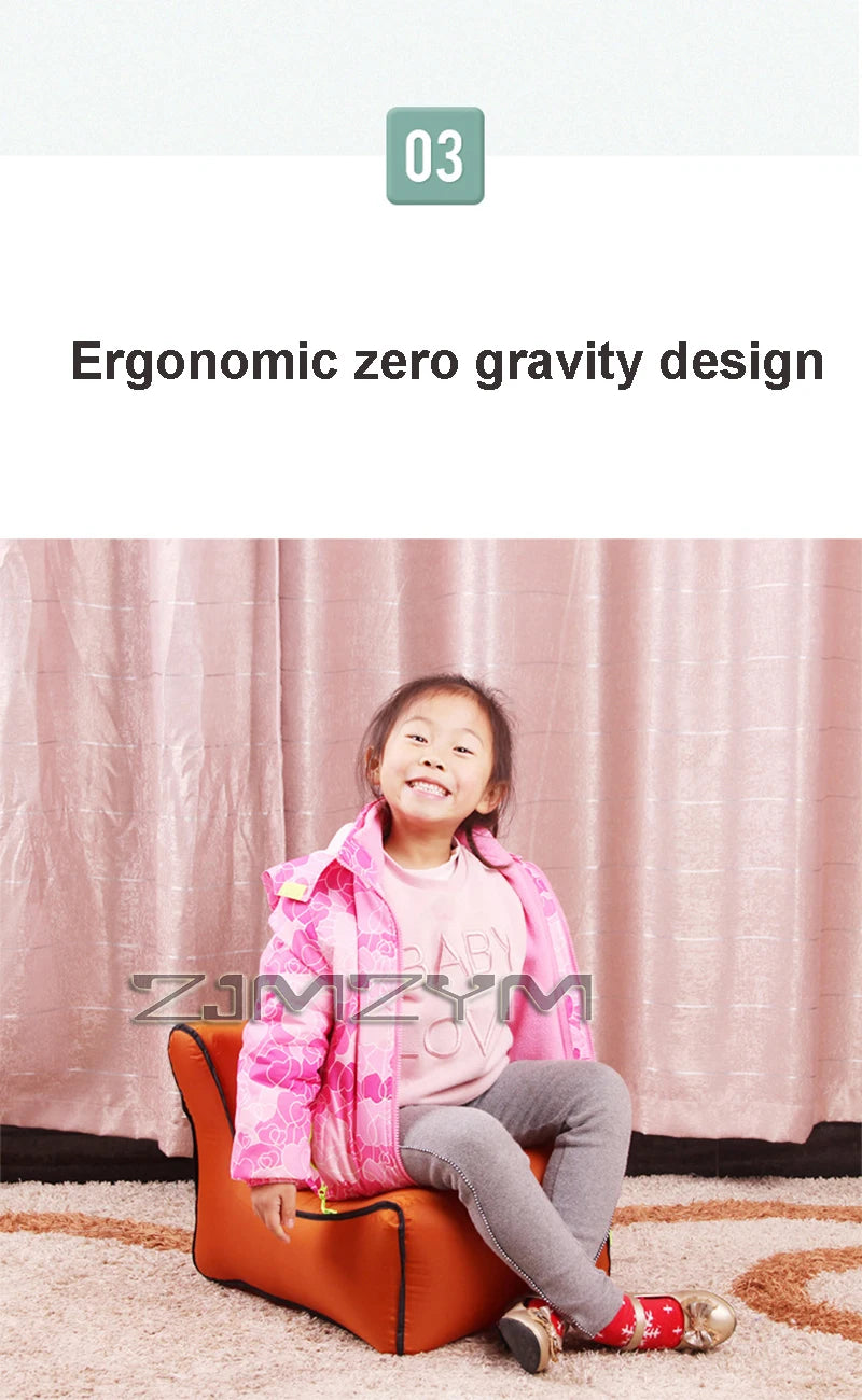 Small Portable Inflatable Chair Outdoor Camping Stool Beach Pool Floats Lounger Sofa Furniture