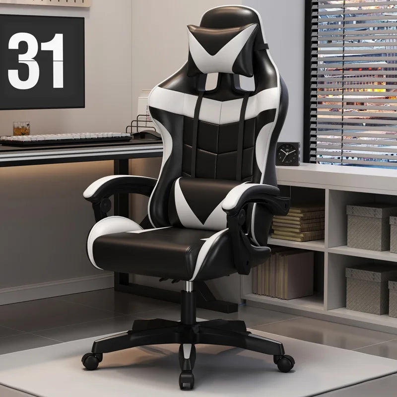 E-sports Chair for Home And Internet Cafe Swivel Computer Chair with Elasticity for Office Live Streaming Cross-border