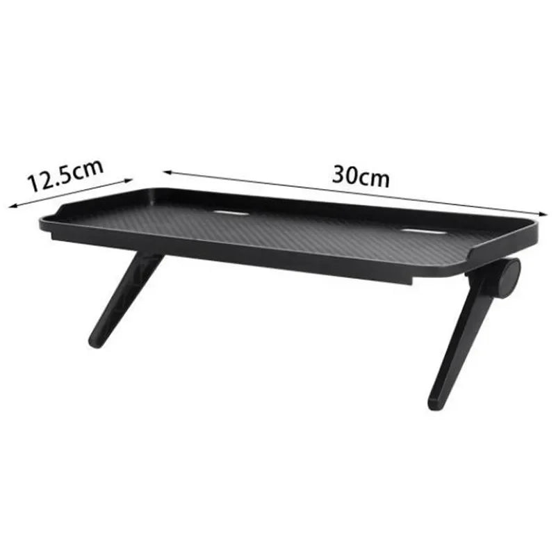 Adjustable Universal TV/Monitor Top Shelf Organizer - Space-Saving Multi-Purpose Rack for Router, Media Box Computer Accessories