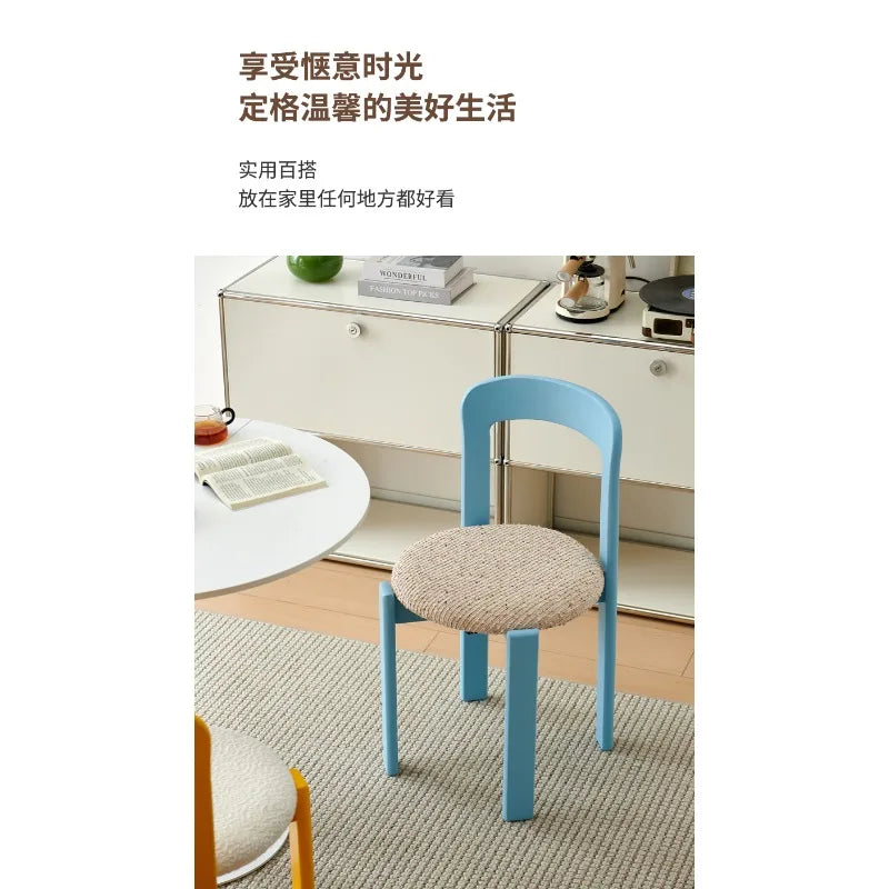 Scandinavian Solid Wood Rey Dining Chairs Steam Bent Technology Ergonomic Bruno Rey Chair Kitchen Furniture Restaurant Chair