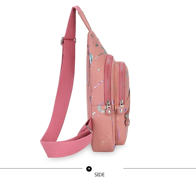 Chest Bag Crossbody Small Sling Backpack Sling Bag for Women, Chest Bag Daypack Crossbody for Travel Sport Crossbody Backpack