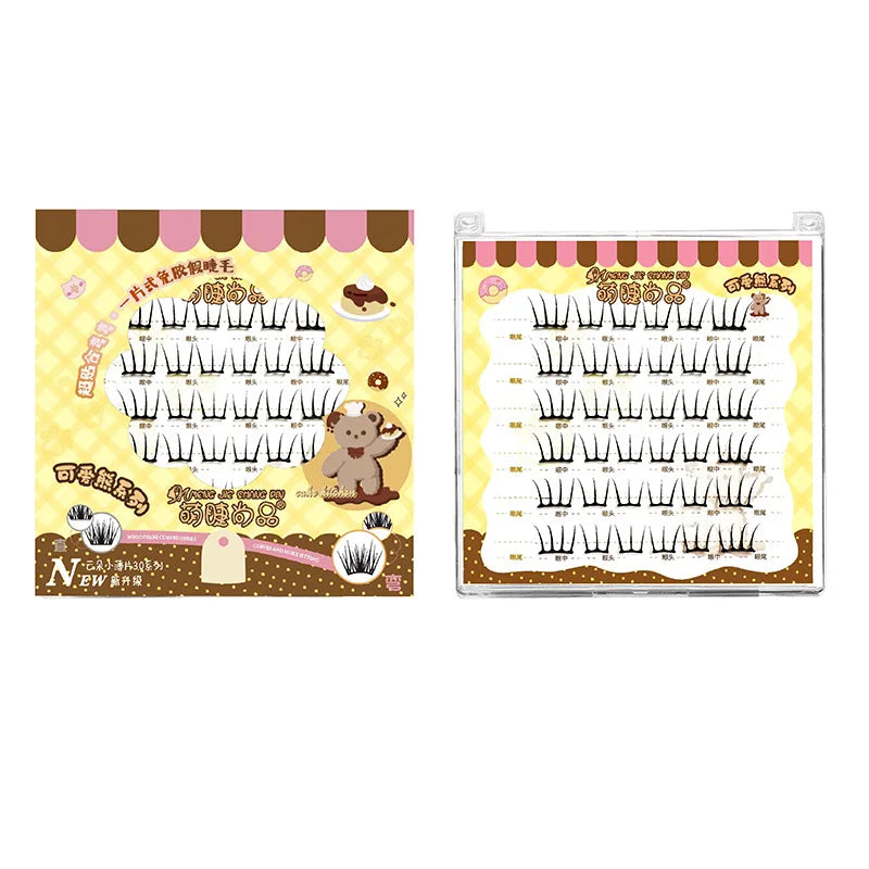 Natural Look Self Adhesive Eyelashes Clusters No Glue Needed Individual Lashes Reusable Soft Lash Extensions For Beginners Easy