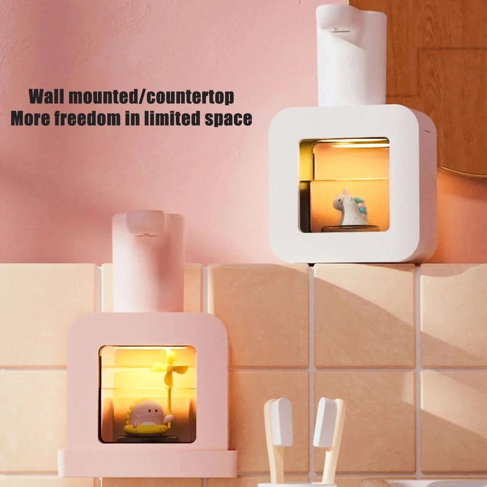 New Automatic Soap Dispenser Cute Pet Contact Free Hand Sanitizer USB Charging 400ml Liquid Dispensers Wash Handtizer Personal