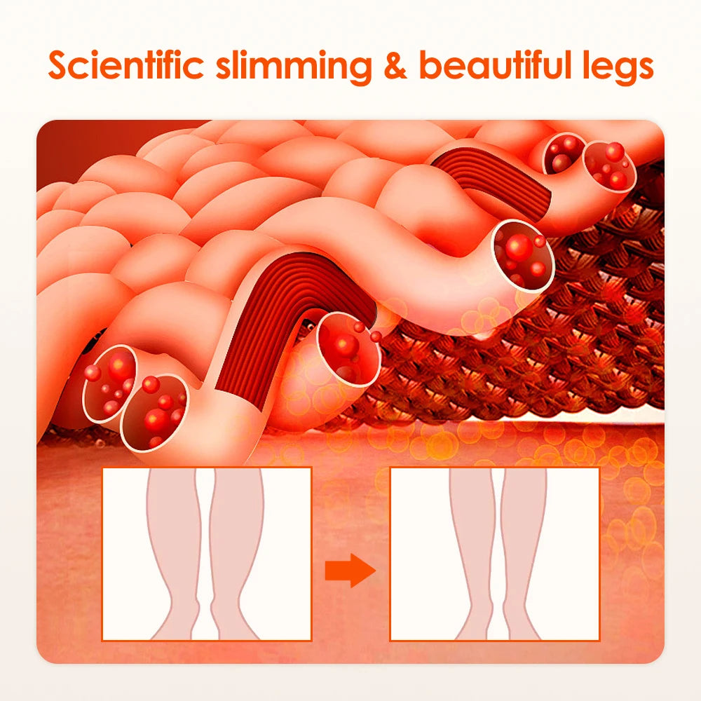 Wireless Air Pressure Calf Massager Machine 4 Modes Kneading Leg Massager Foot Leg Muscle Relaxation Promote Blood Circulation