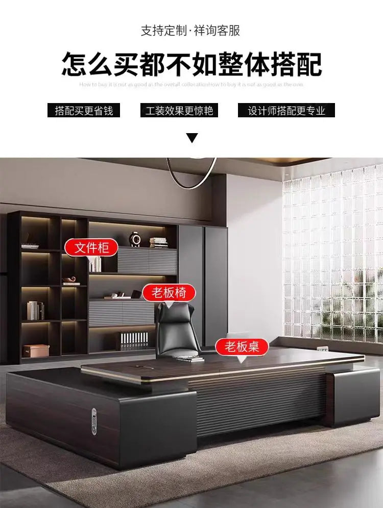 modernOfficedesk desktop table Furniture Standing l shaped gamingdesk computer gamer cabinets executive desk Work Desk Organizer