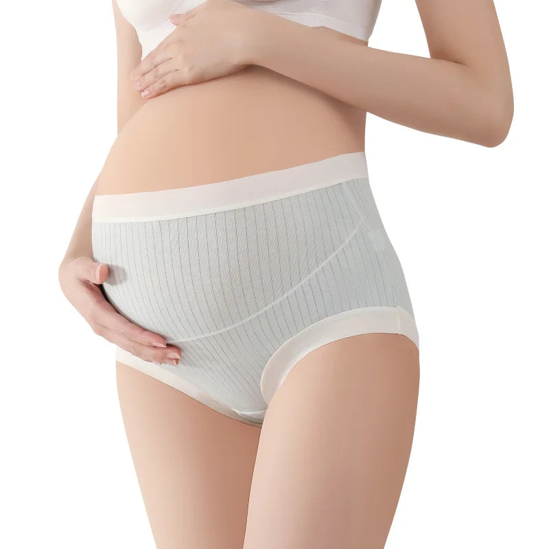3PCS High Waist Breathable Comfort Briefs Soft Maternity Dresses for Pregnant Women Push Up Panties Pregnant Woman Clothes Pants