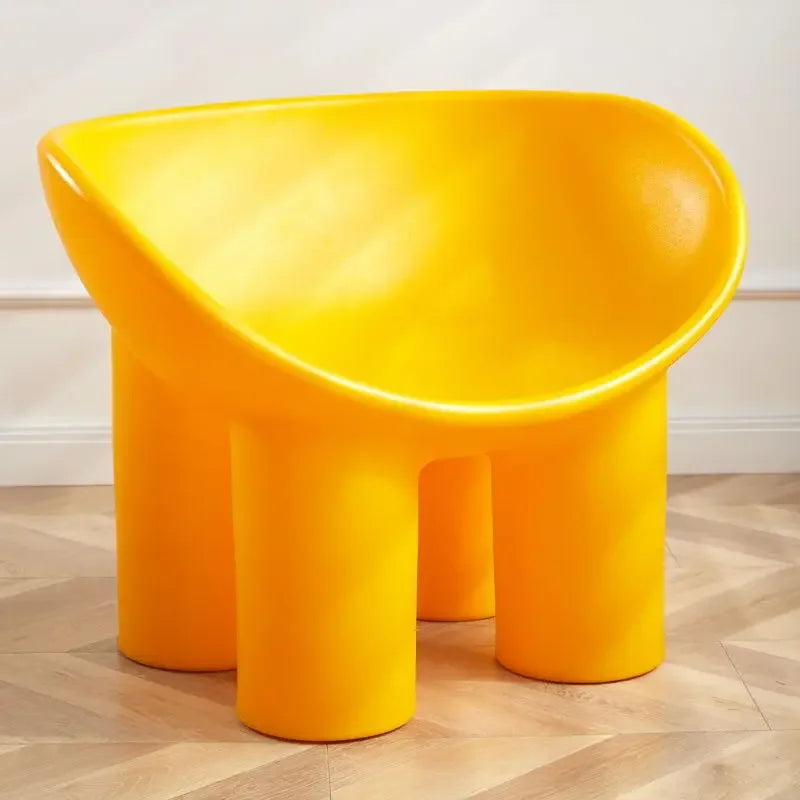 Scandinavian Designer Elephant Leg Chair Ins B&B Single Sofa Chair Lazy Creative Outdoor Leisure Chair Plastic