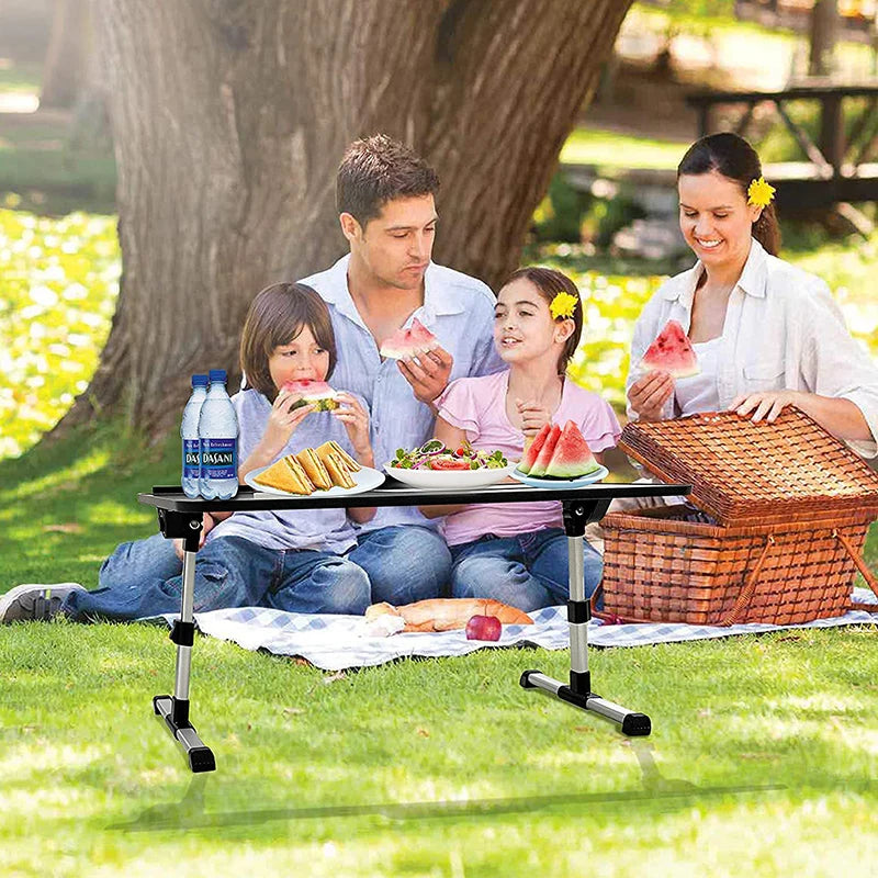 Multi-functional Folding Laptop Stand Holder Study Table Desk Foldable Computer Desk for Bed Sofa Tea Serving Table Stand