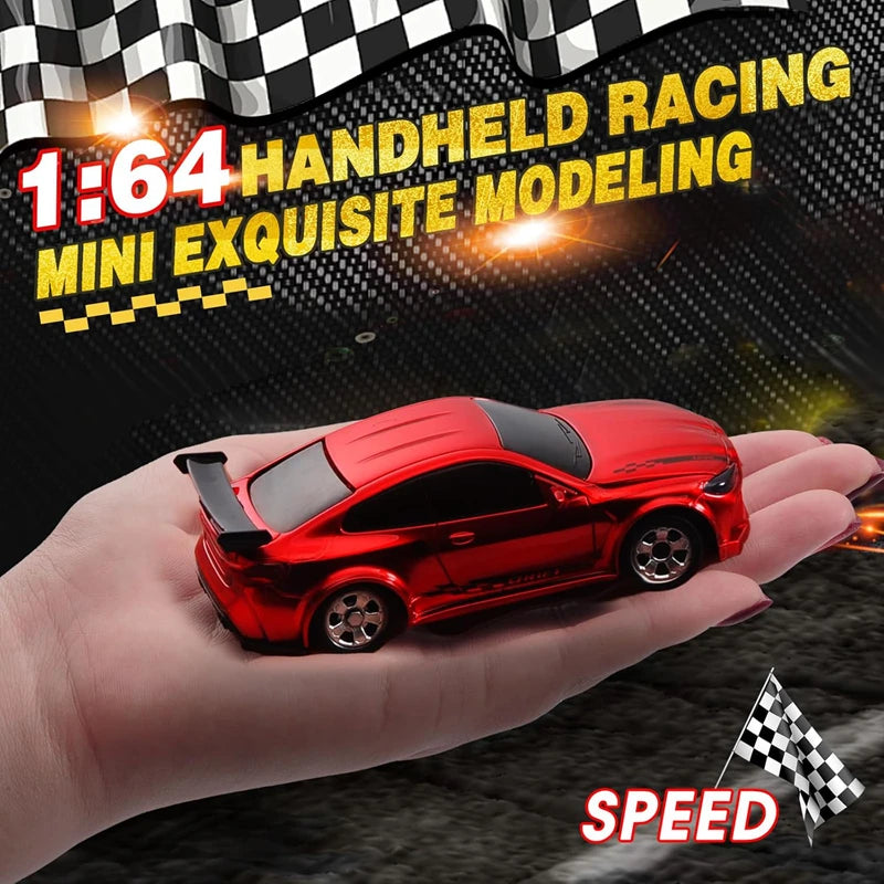 1/64 2.4G High speed Drift Rc Car 4WD Remote Control Car Four Wheel Drive Radio Controlled Mini RTR Racing Model Boy Toy Gift