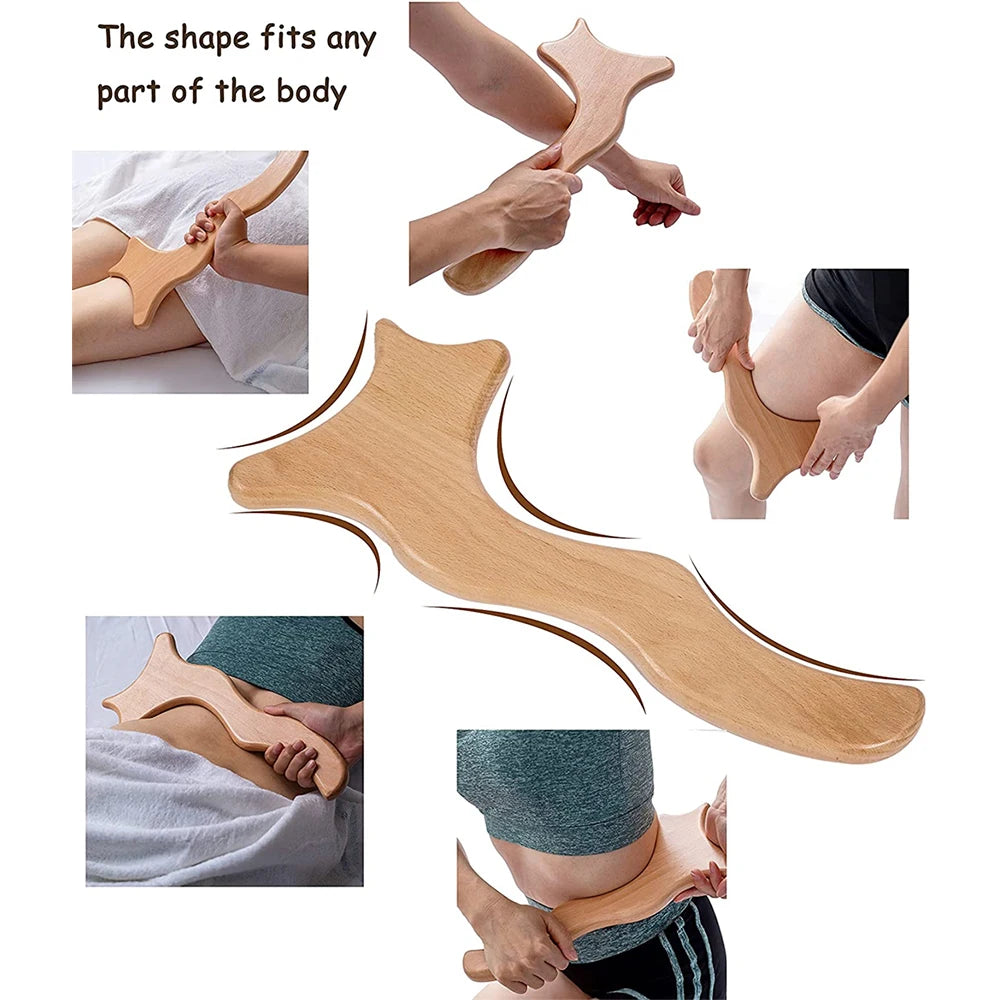 Wood Therapy, Lymphatic Drainage Tool, Lymphatic Paddle, Maderoterapia Colombiana, Wooden Gua Sha, Wood Therapy Massage Tools