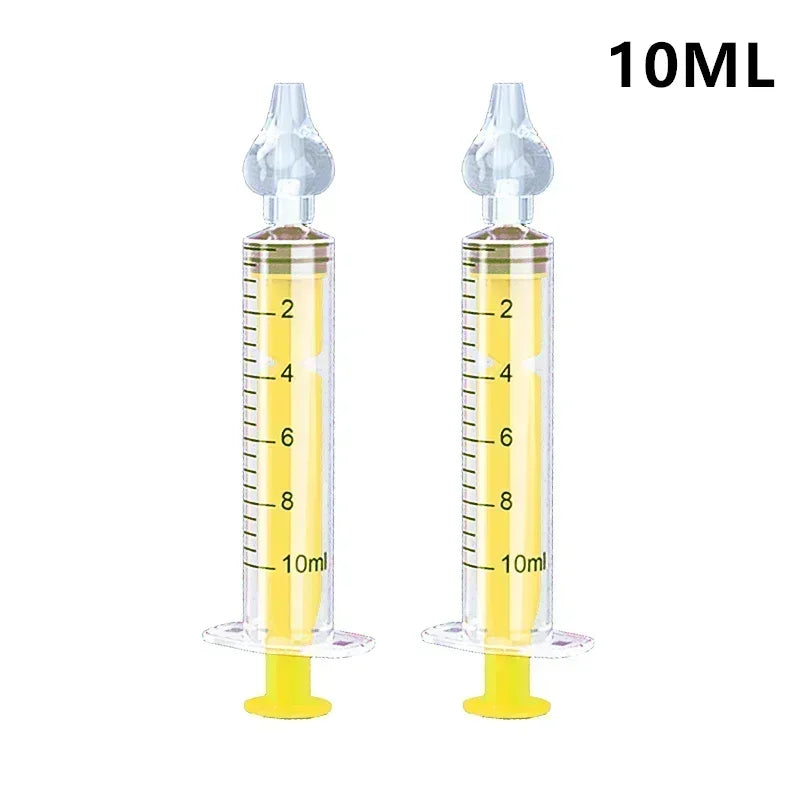10ML/20ML Baby Nasal Aspirator Syringe Baby Nose Cleaner Rhinitis Nasal Washer Irrigator Needle Baby Nose Washing for Children