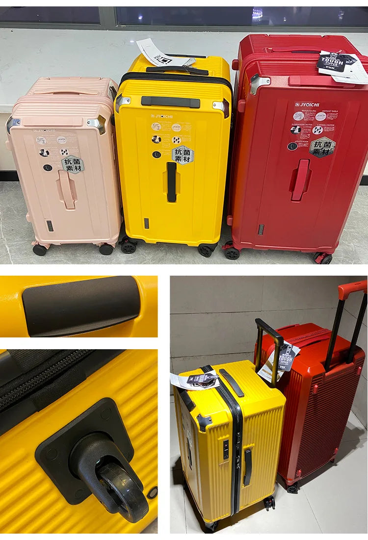 Luxury Large-capacity travel luggage 22/26/28/30/32/36 inch trolley suitcase mute brake men's and women's super fashion suitcase