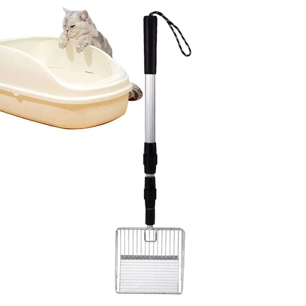 Chicken Coop Rake Retractable Cat Litter Scoop Chicken Coop Cleaning Tools Poop Shovel Garden Separating Poop And Debris Tools