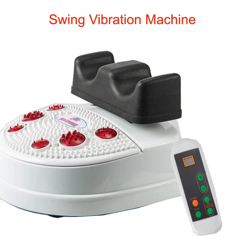 Blood Circulation Swing Foot Massager Vibration Infrared Muscles Pain Relief Chi Machine Lumbar Spine Passive Exercise Swing
