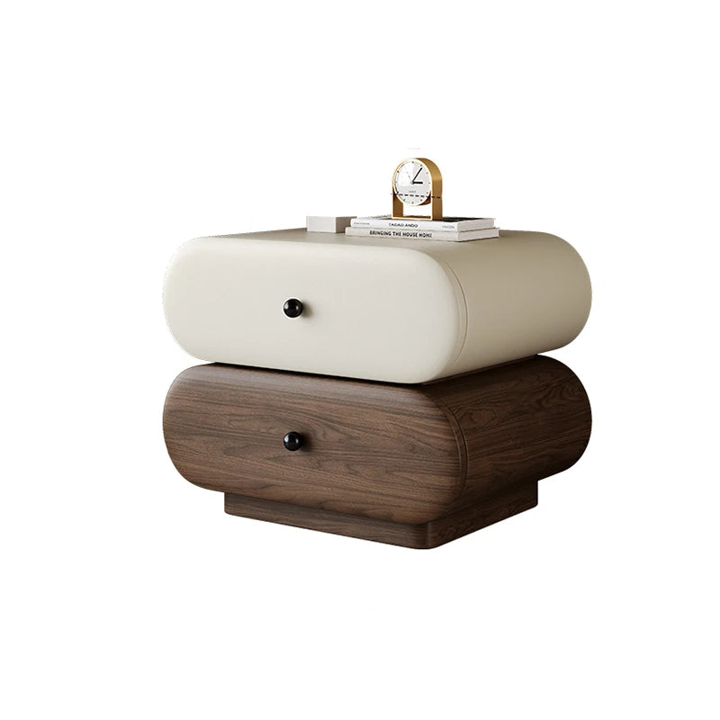 Glamour Cream Style Nightstands Tiny Cute Space Saving Bedside Tables Minimalist Luxury Mesitas De Noche Bedroom Furniture