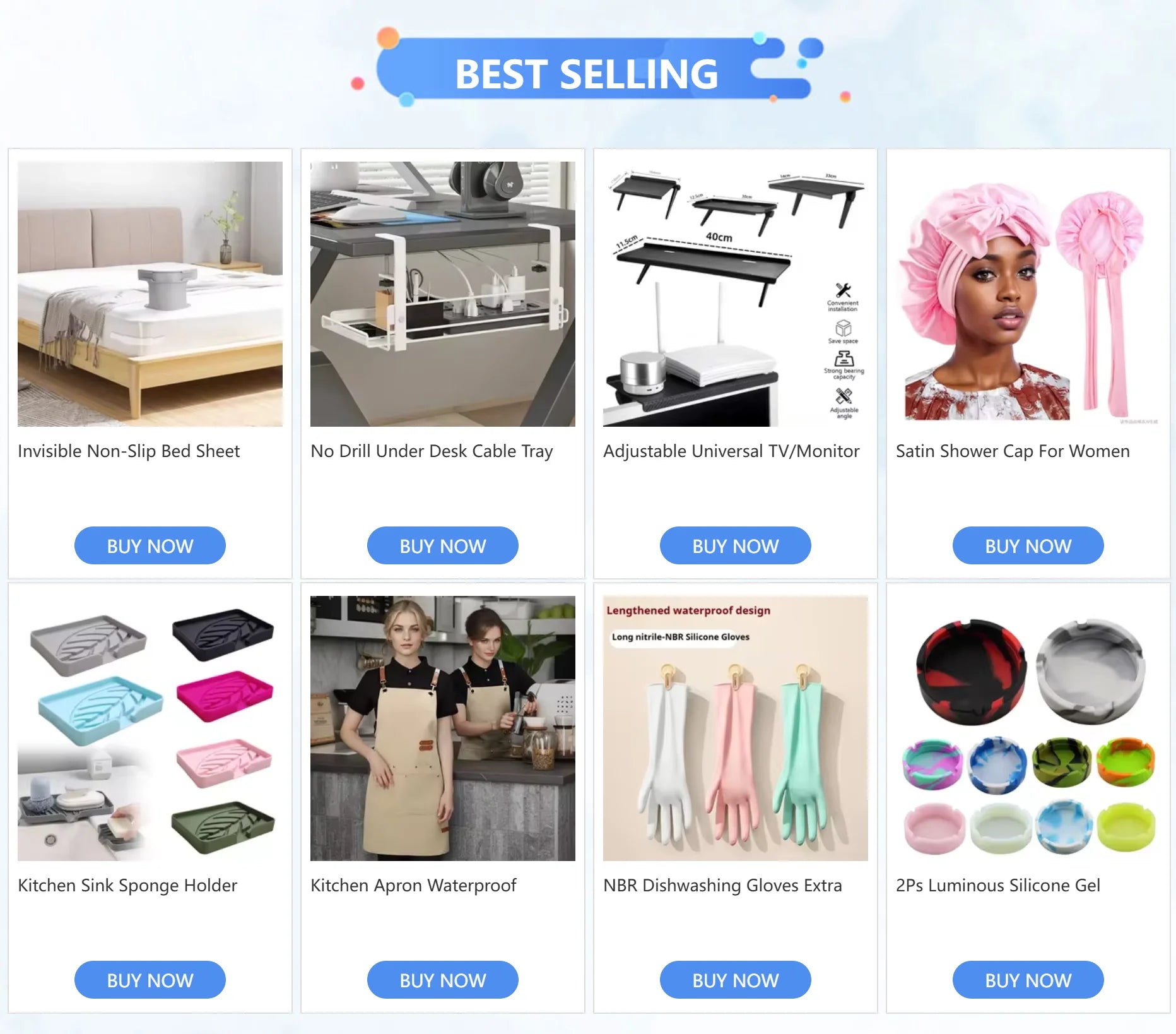 Adjustable Universal TV/Monitor Top Shelf Organizer - Space-Saving Multi-Purpose Rack for Router, Media Box Computer Accessories