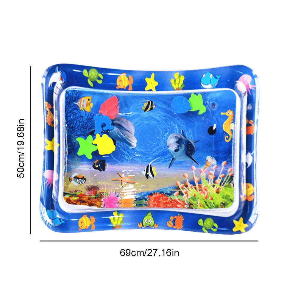 Baby Water Play Mat Inflatable Toys Children's Mat Kids Thicken PVC Playmat Toddler Activity Play Center Water Mat for Babies