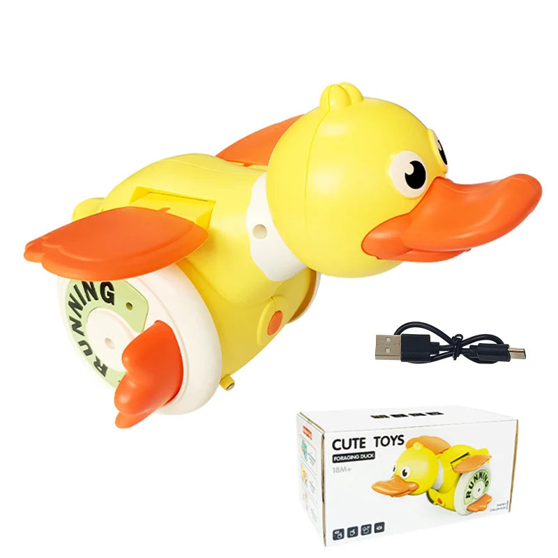 Kids Electronic Pet Toys Dancing Octopus&Duck Musical Penguin Baby Crawling Toys Toddler Interactive Toys Tummy Time Gifts