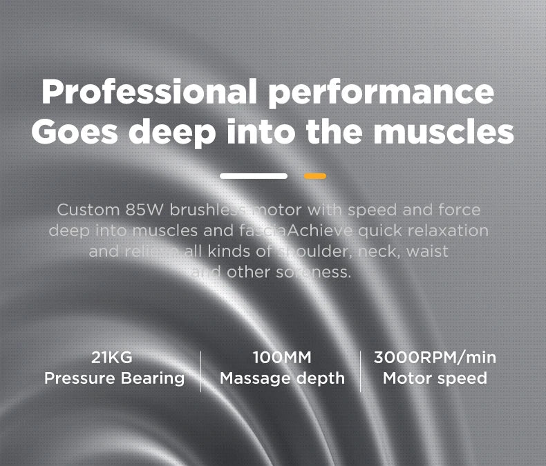 Booster - Mini Electric Neck Massager Gun, Smart Hit Fascia for Body Relaxation, Fitness, Muscle Relaxation