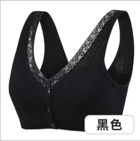 Comfortable Cotton Pregnant Women Underwear Maternity Nursing Bra Breastfeeding Bra Front-Close Bralette Intimate Clothes Plus