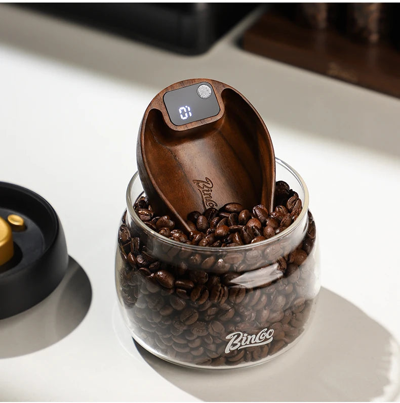 Bincoo Coffee Electronic Scale Professional Coffee Scale Portable Bean Plate 0.1g Accurate Weight Rechargeable