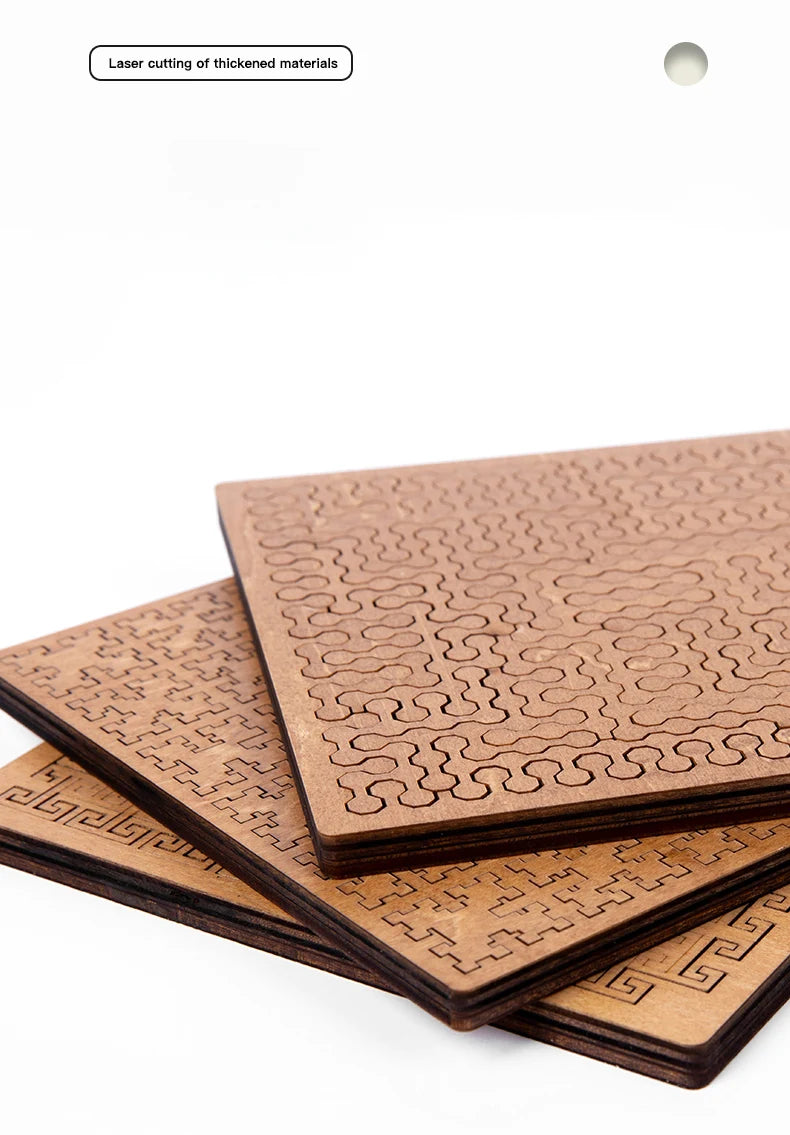 Impossible Wooden Puzzle IQ Puzzles for Adults Impossible JigSaw Puzzles Brain-teaser Ten Level Difficulty Tangram Board Games