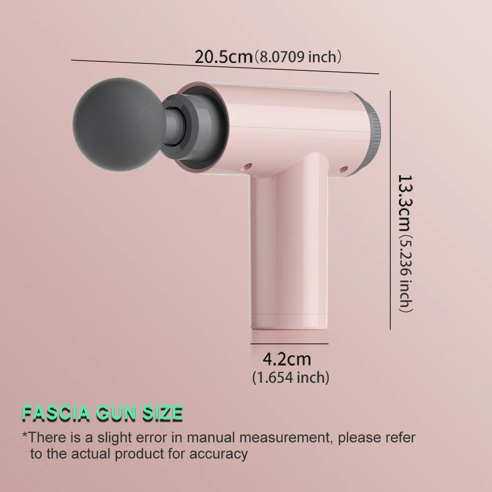 Fascia Massge Gun Vibration Deep Tissue Muscle Relaxation Massager Portable Fitness Device For Body Neck Arm Pain Relife