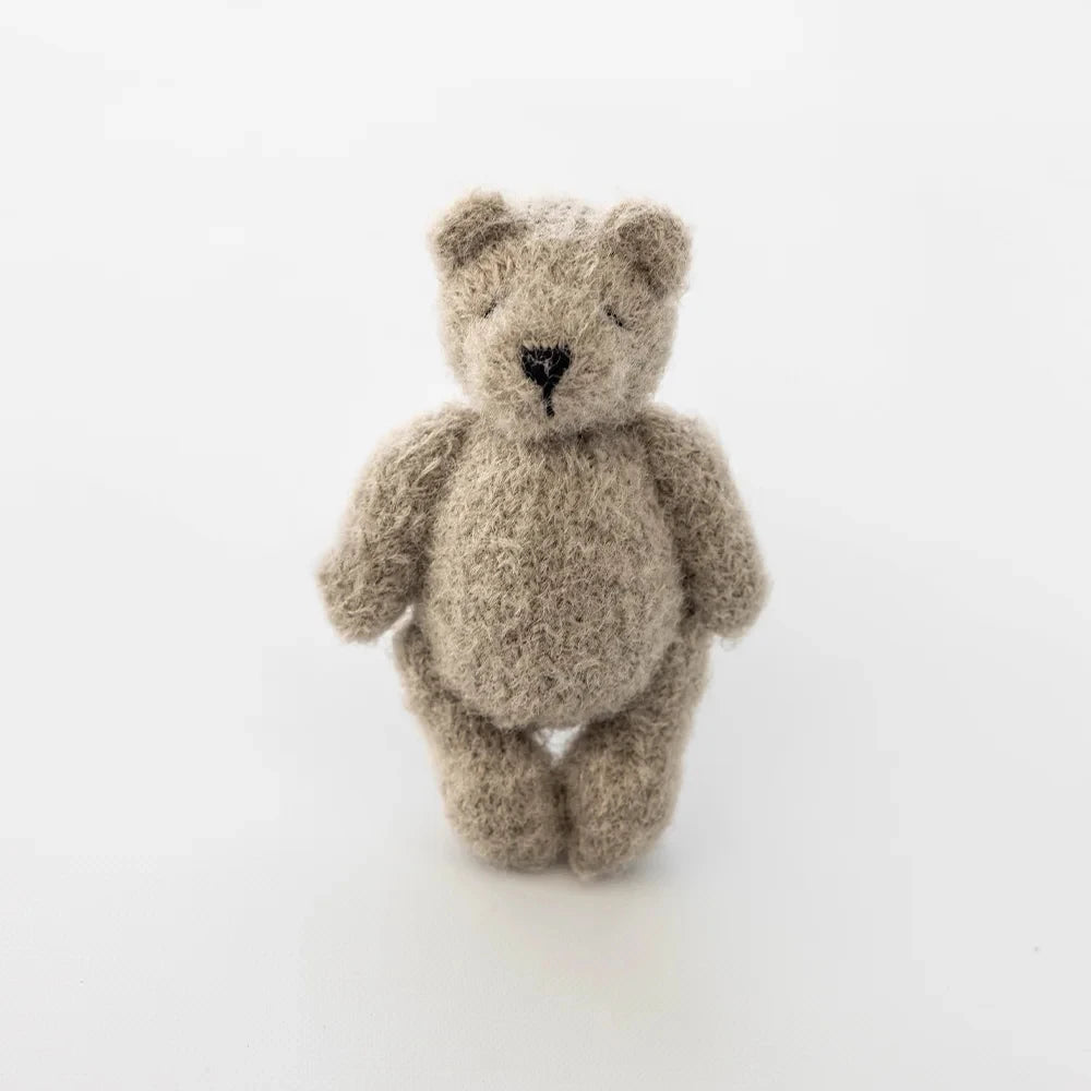 Baby Photography Animal Doll Newborn Photo Hand-Knitted Teddy Bear Props Studio Photo Cute Animal Seahorse Hair Toy Accessories